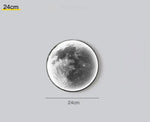 Applique Murale Moderne Design Élégant Lunaire. 24 Cm / Gradation À Distance Chambre