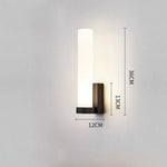 Applique Murale Moderne Design Élégant Verre. L - Noir / Chaude Chambre