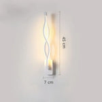 Applique Murale Moderne Design Épuré Led F2 / Lumière Chaude Chambre