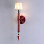 Applique Murale Moderne Élégante Design Cristalline. Couleur Rouge Chambre