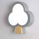 Applique Murale Moderne Élégante Design Florale Lumineuse. Gris Chambre