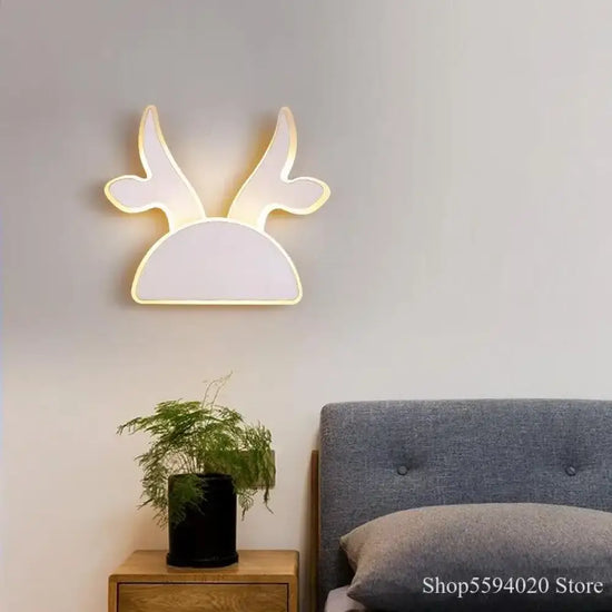 Applique Murale Moderne Minimaliste Bois Scandinave. Chambre
