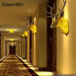 Applique Murale Moderne Rustique Cerf Led Applique Chambre