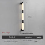 Applique Murale Moderne Sculptant Ambiance Lumineuse. Noir-105Cm / Blanc Froid (5500-7000K) Chambre