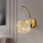 Applique Murale Nordique Cristalline Minimaliste Lumineuse Élégante Chambre