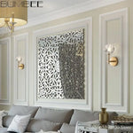 Applique Murale Nordique Élégante Cristaux Design Chambre