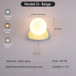Applique Murale Nordique Lumière Design Élégante D Beige / 3 Température De Couleur Chambre