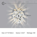Applique Murale Nordique Luminaire Design Épuré. B-Blanc-Petit / 3 Couleurs Chambre