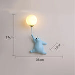 Applique Murale Pour Petit Ours Polaire Aventurier Chambre