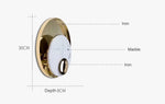 Applique Murale Ronde Élégante Design Contemporain Chambre