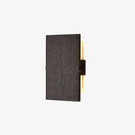 Applique Murale Scandinave Design Bois Nordique Élégant Noir Chambre