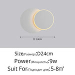 Applique Murale Scandinave Lumineuse Minimaliste. Chambre