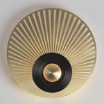Applique Murale Sculptée Cuivre Led Design Moderne. Radians De Type B / Diamètre 32Cm Blanc Chaud
