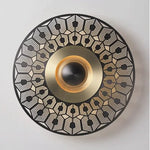 Applique Murale Sculptée Cuivre Led Design Moderne. Tortue De Type F / Diamètre 32Cm Blanc Chaud