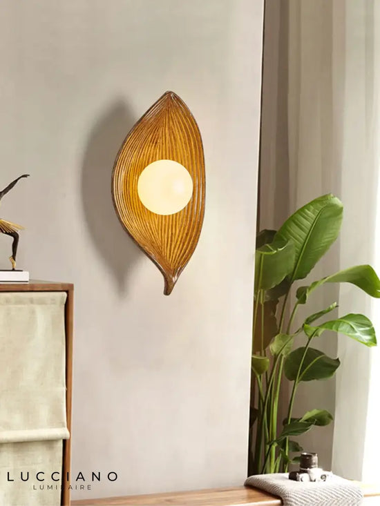 Applique Murale Vintage Dorée Artisanale Élégante Chambre