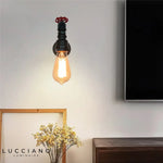 Applique Murale Vintage Industrielle Métal Brut Design. Bronze Chambre