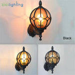 Applique Rustique En Cage Ancienne Luminaire Doré