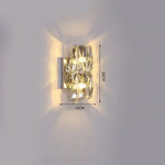 Applique Villa Élégante Design Moderne Cristal. 02 / Blanc Chaud (2700-3500K) Métal Chromé