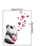 Autocollants muraux panda fluorescents