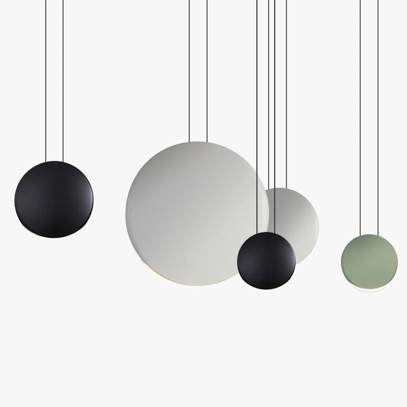 Nordic bar LED pendant light modern sofa drop light round resin chandelier hanging lamp dining room LED pendant lights