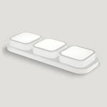 Carrés Lumineux Led Pour Couloir Blanc / 3 Lampes - 66X23Cm Luminaire Chambre