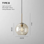 Design Industriel En Suspension Led Ambrée B Luminaire Chambre