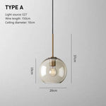 Design Industriel En Suspension Led Ambrée Luminaire Chambre