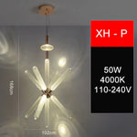 Florina Led Suspension Verre Moderne P Luminaire Chambre