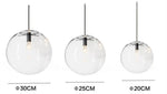 Globe En Verre Chromé Suspensions Luminaire Chambre