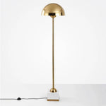 Lampadaire Led Doré Avec Abat-Jour Sphérique Luminaire Chambre