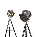Lampadaire Rétro Chromé Tripode Studio Luminaire Chambre