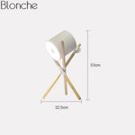 Lampadaire Tripode Led Scandinave Lampe - Blanc Luminaire Chambre