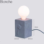 Lampe Bloc Led Design 3D Couleur Deep Gris Luminaire Chambre