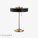 Lampe Chevet Or Et Abat-Jour Noir Luminaire Chambre