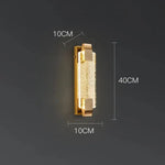 Lampe De Chevet Élégante Design Moderne Cristalline. H40Cm Applique Murale Chambre