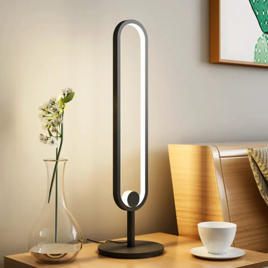 Lampe De Table Led Métal Minimaliste Luminaire Chambre