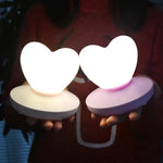 Lampe LED tactile en forme de cœur