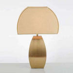 Lampe Moderne Avec Abat-Jour Julieta Doré Luminaire Doré