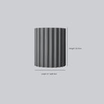Lampe murale design nordique demi-cercle strié