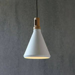 Lampe Retro Bois Aluminium Blanc Luminaire Chambre