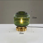 Lampe Verre Coloré Base Dorée Quinn E Luminaire Chambre