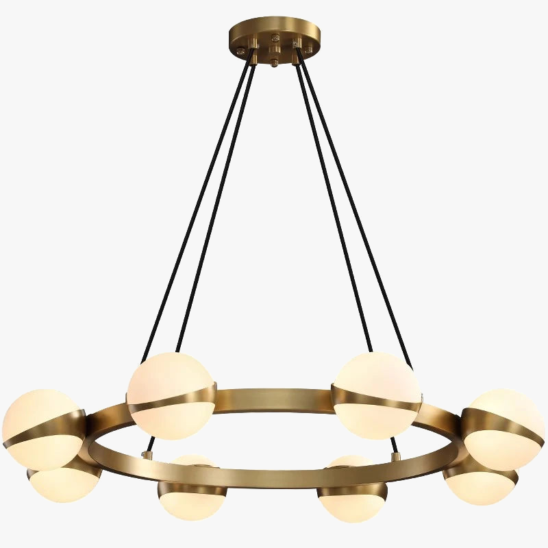 Modern design round LED chandelier