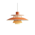 Led Industrielle Colorée Métal Barnaby B - Orange / D50Cm Luminaire Chambre