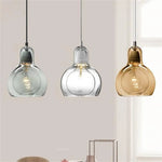 Led Loft Verre Suspension Design Luminaire Chambre