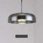 Luminaire Led En Verre Finition Luxueuse Gris Chambre
