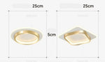Luminaire Plafonnier Pour Couloir 20Cm / A Or