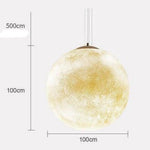 Lune En Suspension Moon Luminaire Chambre