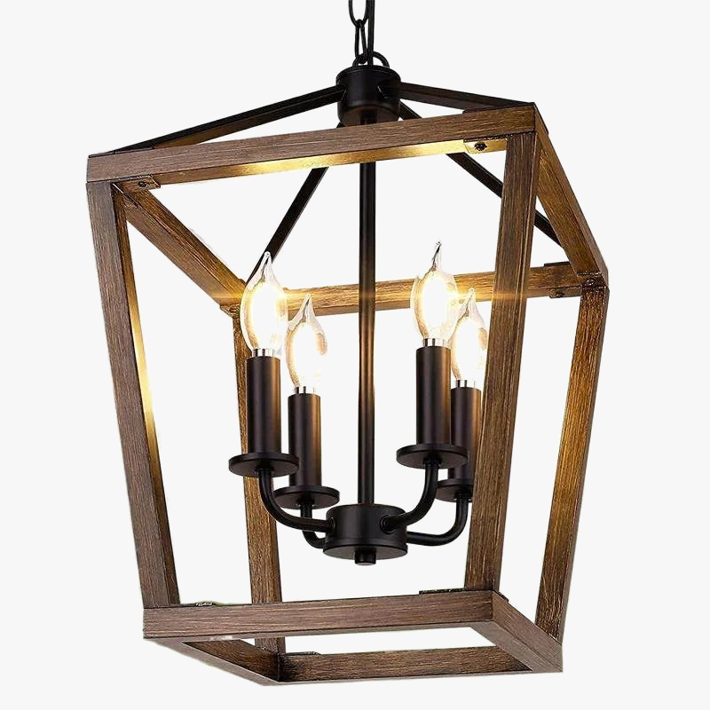 Retro American Birdcage Chandelier Modern Industrial Lighting