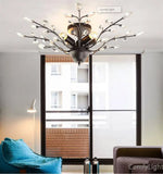 Lustre Arbre Vintage En Cristal Luminaire Chambre
