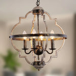 lustre bois ancien